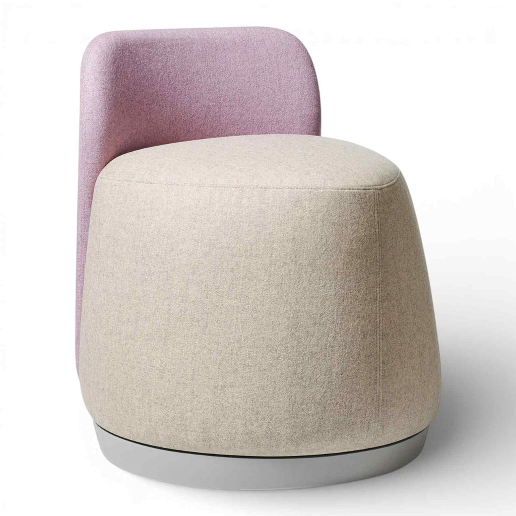 PLT-B Plot Twist Pouf with Backrest