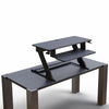 Solace Desktop converter raised, two-level worksurface