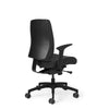 Office Master AF408 Affirm task chair, side view showing back height adjustment