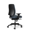 Office Master AF488 Affirm task chair, side view showing seat and back tilt