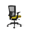 Office Master AF504 Affirm mesh task chair, side view showing frameless mesh back
