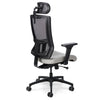 Office Master AF509 Affirm mesh chair with headrest, side view