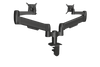 SpaceArm SA02QC-CL-BLK Dual Monitor Arm with Clamp Mount